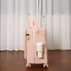 bunnyfly enfant maman valise avec siège pour les enfants peuvent s'asseoir pour monter chariot bagages bébé voyage étui de transport multifonction embarquement