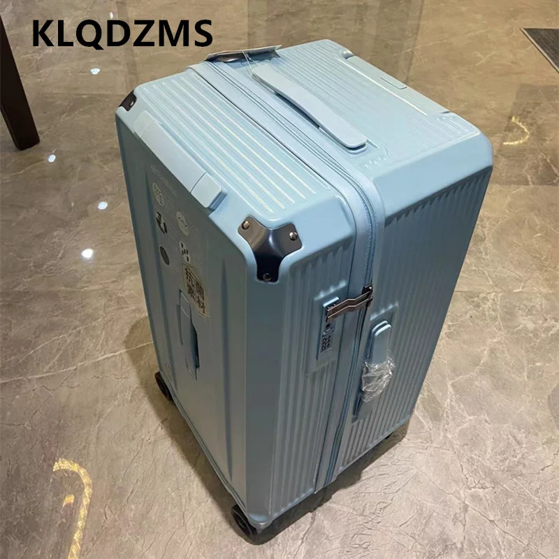 klqdzms valise grande capacité boîtier de chariot 20 pouces boîte d'embarquement 22 "24" 26 "28" 30 "32" 34 "36" 40 "avec valise à roulettes
