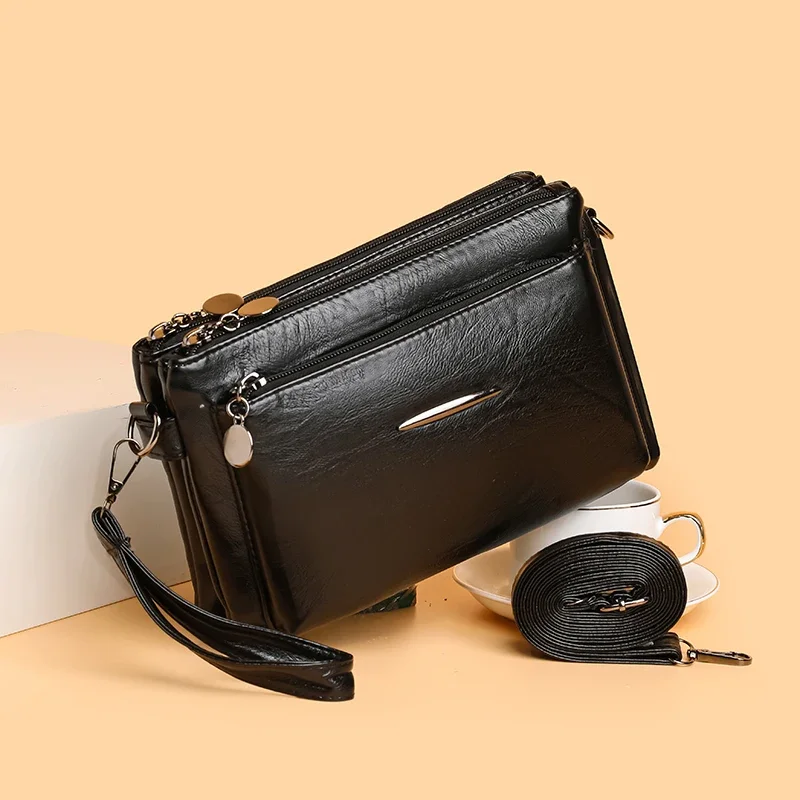 sacs à main en cuir multicouches pour femmes, sacs à bandoulière pour femmes, sacs à main de créateurs de luxe, haute qualité, initiés, 2025