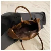 sac à main hobo en cuir pu, sac à bandoulière ample rétro à poignée supérieure, grands sacs de travail pour femmes, travail, shopping, voyage