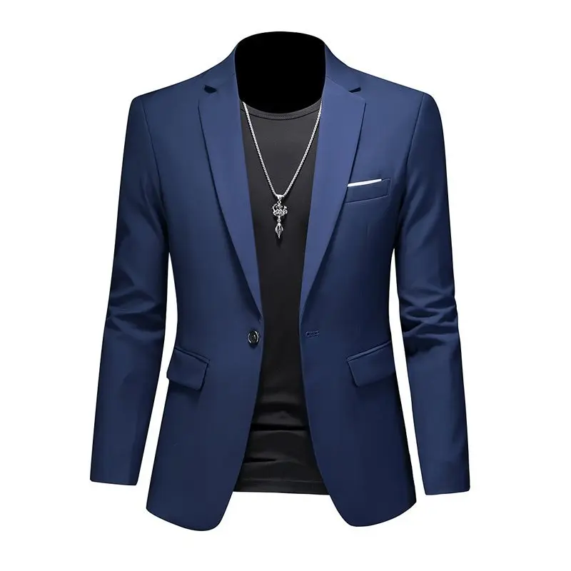 blazer formel pour hommes, vestes trempées solides, blazers d'affaires décontractés, mode masculine, fête de mariage, grande taille, 6xl m, printemps