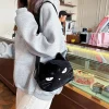 Sac à main Chic et mignon en peluche de chat, Mini sac à bandoulière de Style Y2K, sac à main personnalisé et mignon, sac à bandoulière doux en peluche de dessin animé