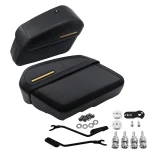 Valise de moto de 18 à 24 pouces avec support, sac de transport pour harley-davidson Softail Slim Low Rider S Street Bob Fat Bob