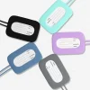 Étiquette de bagage en silicone pour hommes et femmes, valise, nom, anti perte, étanche, avion, attro, accessoires de voyage