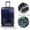 nouveau housse de protection transparente pour bagages de 20 à 30 pouces, housse de valise épaisse et imperméable, housse roulante en pvc pour valise de voyage