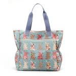 Sac à main en tissu de grande capacité pour femme, sac à poignée supérieure, style azole, sac à provisions pour filles, sac de voyage pour femme, haute qualité