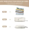 4 ensembles de cubes d'emballage à compression extensibles pour valise, ensemble de sacs de rangement de bagages peu encombrants, essentiels de voyage légers