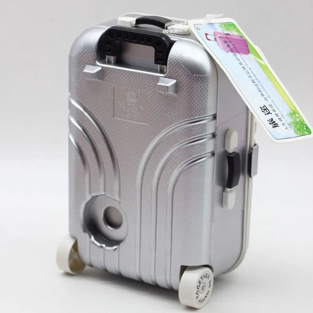 mini valise de poupée 1/4 1/6, étui de voyage pour poupées, bagages roulants miniatures à la mode, chariot de poupée d'affaires, accessoires de jouets