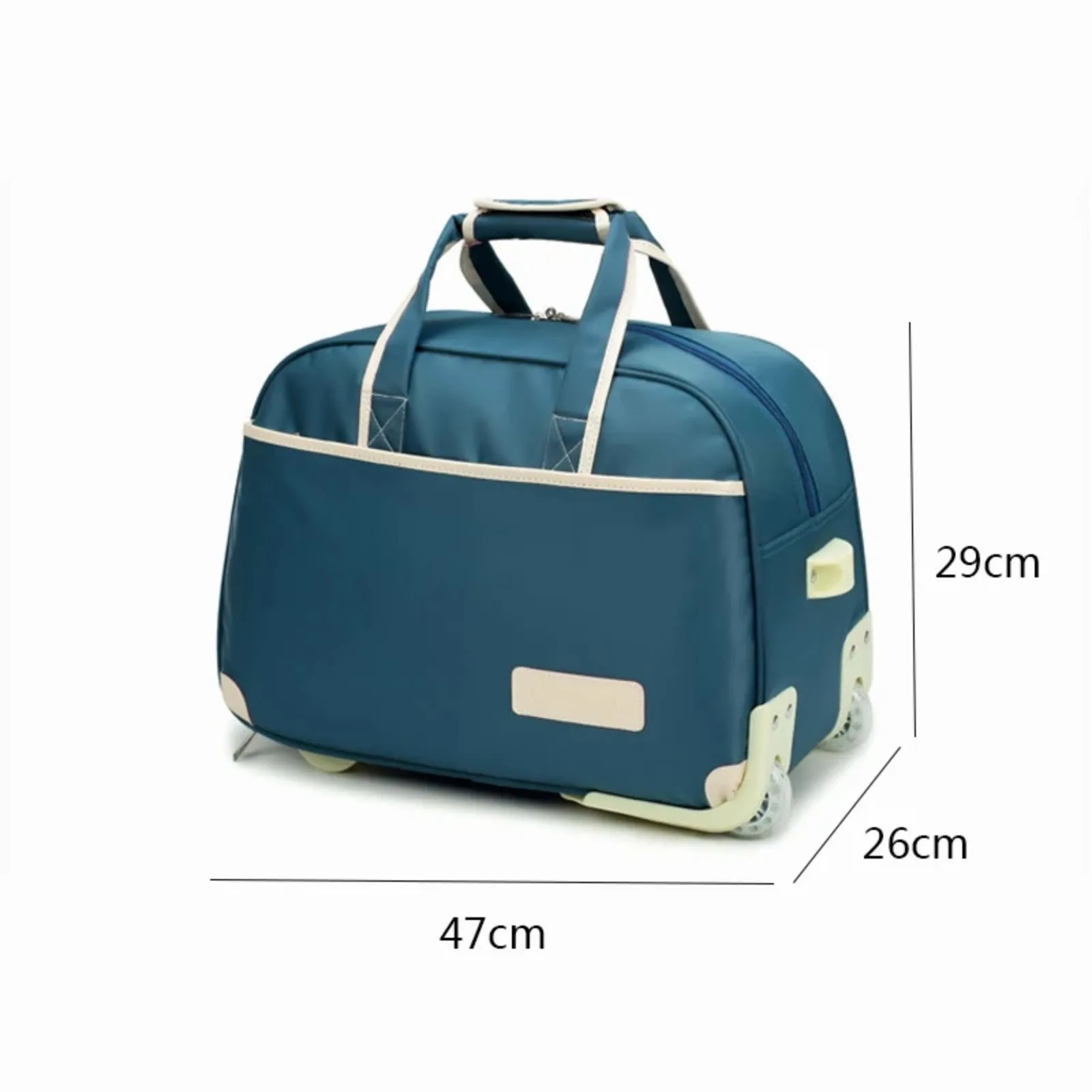 valise de voyage à roulettes, sac à bagages avec roulettes, chariot pliant étanche, sac de voyage du week end pour hommes et femmes