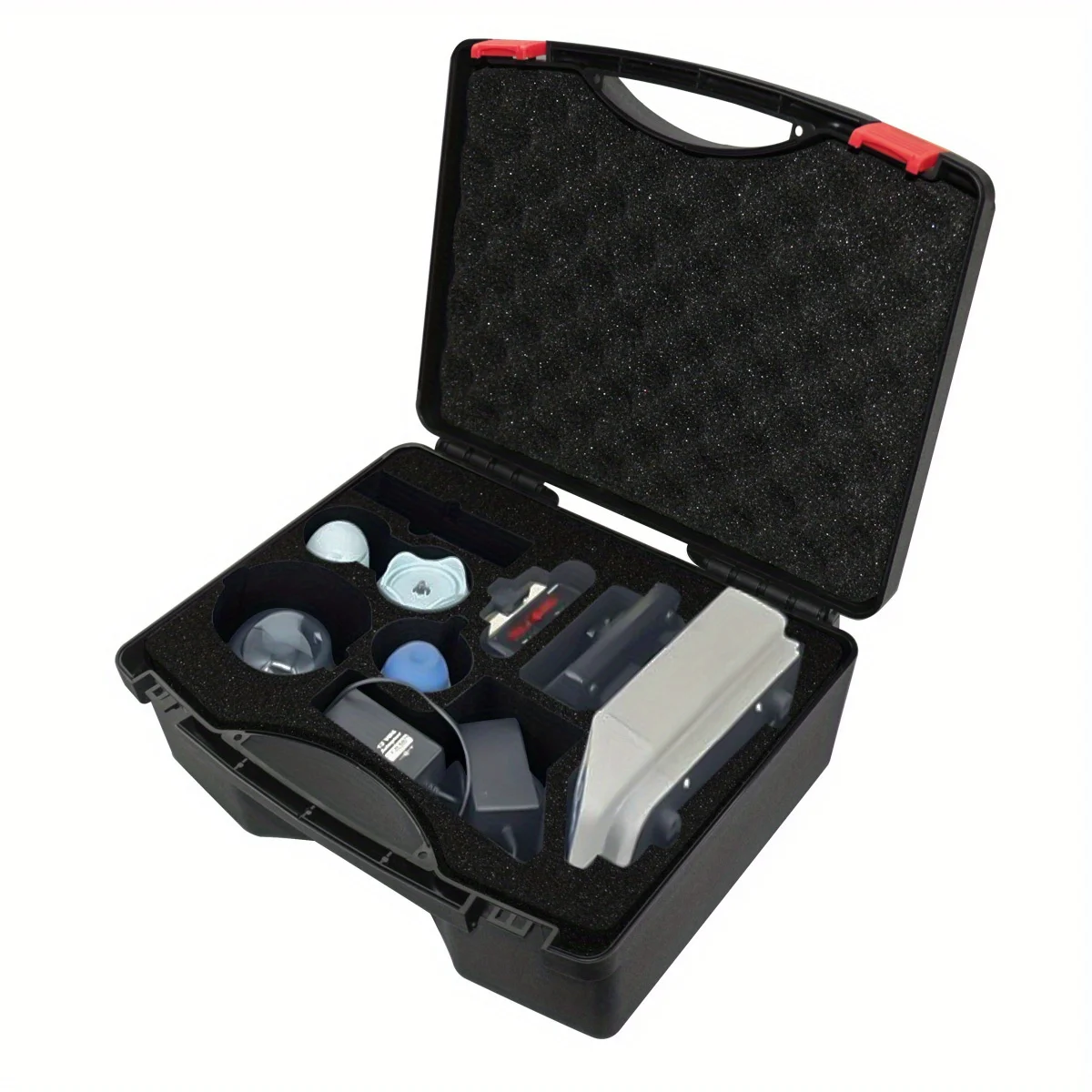 valise légère avec éponge, boîte de rangement portable en plastique, mallette à outils de sécurité pour ordinateur portable, équipement électronique, mallette d'instruments 1 pièce
