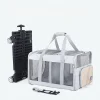 valise à roulettes multifonctionnelle pour animaux de compagnie, sac à main pour animaux de compagnie, multi animal de compagnie, voyage en plein air, extensible, pliable, chien