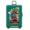 housse de protection élastique pour bagages, jeu marios bros, housse de protection pour valise, anime épais, étiquettes de fixation rétractable, boîtier de chariot de voyage, décoration