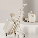 Valise de voyage 2 en 1 pour poussette amovible, nouvelle valise pour enfants pouvant s&rsquo;asseoir, bagage de transport de 20 pouces, 2025