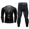 ensemble t shirt et pantalon de boxe pour homme, vêtement de sport, muay thaï, rashguard, kickboxing, jiu jitsu herb j gi