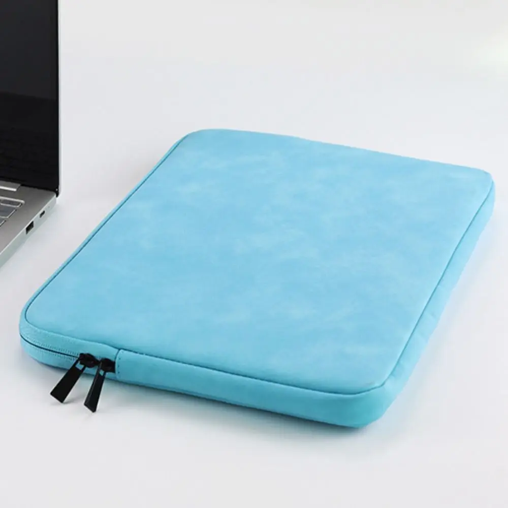 sac à manches pour ordinateur portable durable, pochette souple à fermeture éclair pour ordinateur portable, antichoc, résistant à l'usure, étui pour ordinateur portable, rangement pour ordinateur portable