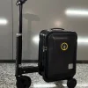 valise électrique peut être embarquée valise de cyclisme intelligente siège de boîtier de chariot de 20 pouces artefact de transport pour adultes et enfants