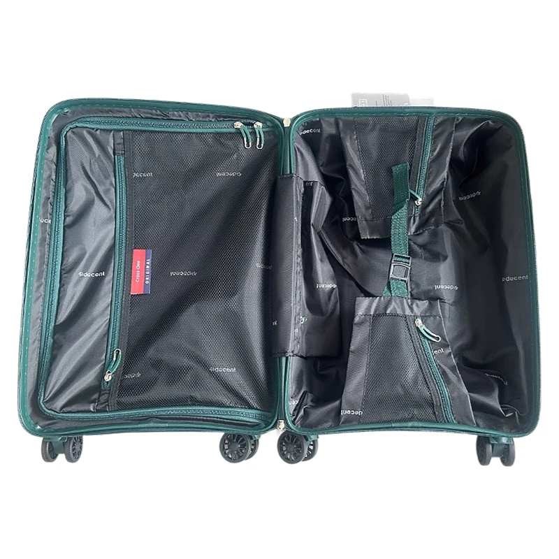 valise à roulettes pp de haute qualité, durable, résistante aux rayures et aux chocs, valise à bagages à main 20 pouces 28 pouces avec serrure tsa