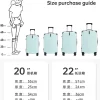 sac de voyage pour bagages à la mode, valise à bagages de 20/24 pouces, valise à serrure combinée