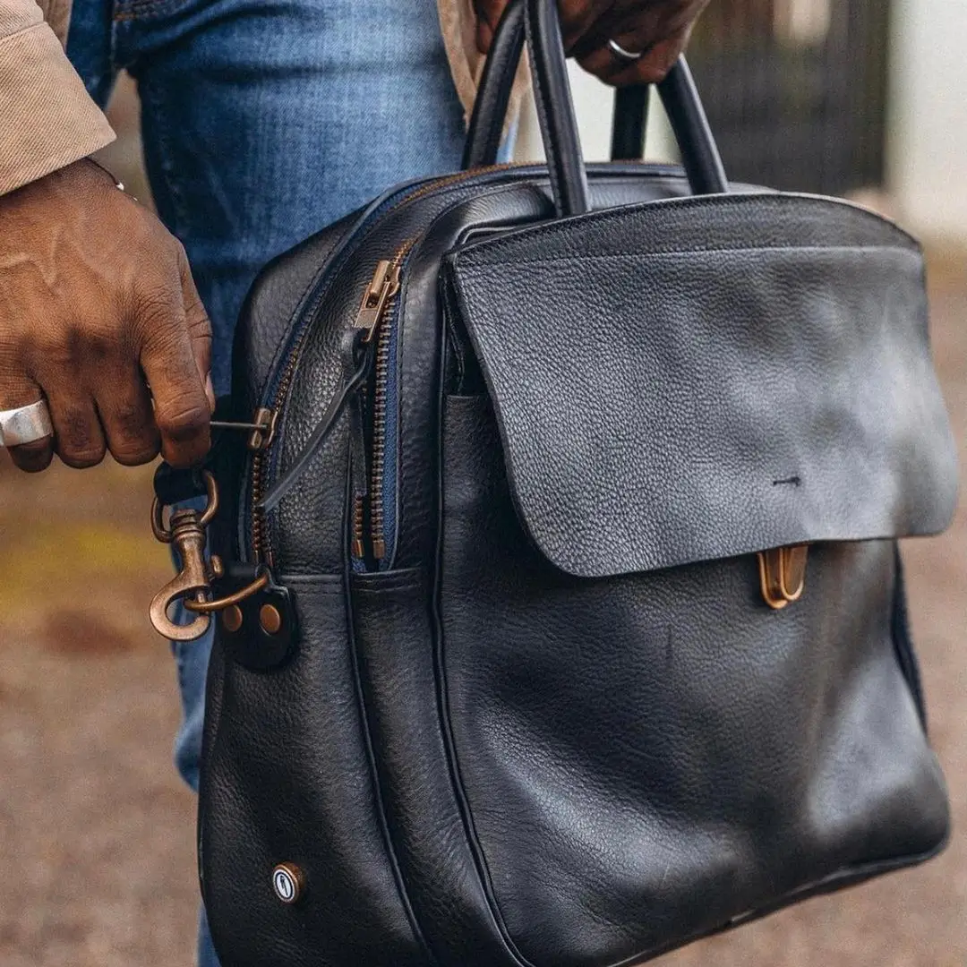 sacs à main en cuir complet pour homme, sacoche d'affaires, Étui à bombes, modules, optique en peau de vache, vintage, à bandoulière, pour ordinateur portable