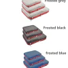 cubes d'emballage portables à compression double couche en nylon, pour grand organisateur de valise de voyage, étanche, pour voyager