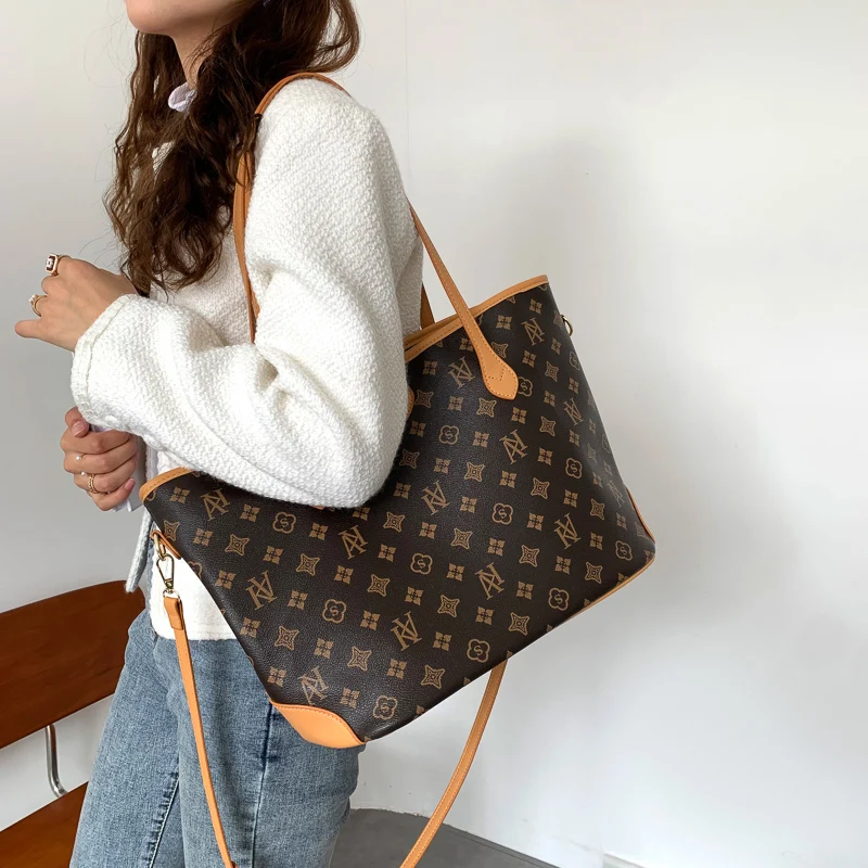 sac fourre tout de marque de luxe pour femmes, sac à main à bandoulière en cuir, sac à bandoulière de styliste populaire pour femmes
