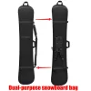 sac de ski sac de snowboard monoboard plaque étui de protection réglable grande capacité résistant aux rayures sac à dos sacs de ski portables