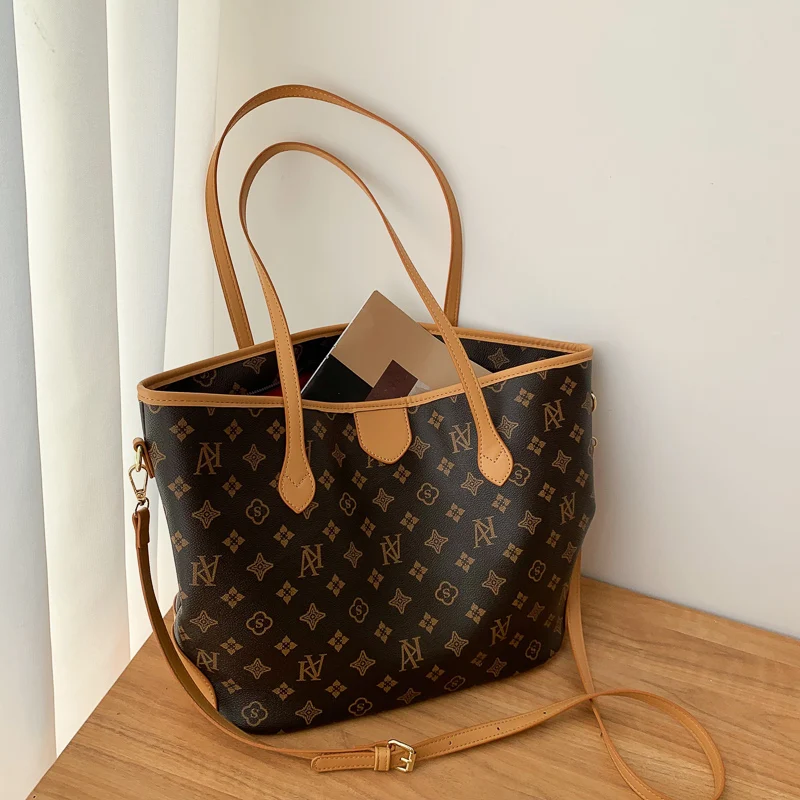 sac fourre tout de marque de luxe pour femmes, sac à main à bandoulière en cuir, sac à bandoulière de styliste populaire pour femmes