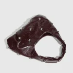 Niche luxe Chic dame Rivet sac à bandoulière 2025 nouveau concepteur Hobos demi-lune sous les bras sacs mode rétro haut de gamme femmes sacs à main