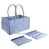 sac à couches pour bébé, sac de support portable, table de changement et boîte de rangement des essentiels de pépinière de voiture