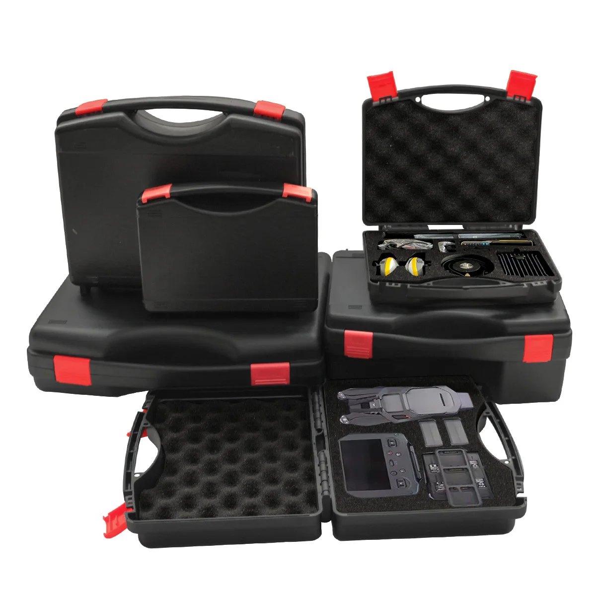 Valise légère avec éponge, boîte de rangement Portable en plastique, mallette à outils de sécurité pour ordinateur Portable, équipement électronique, mallette d’instruments 1 pièce Valise légère avec éponge, boîte de rangement Portable en plastique, mallette à outils de sécurité pour ordinateur Portable, équipement électronique, mallette d’instruments 1 pièce