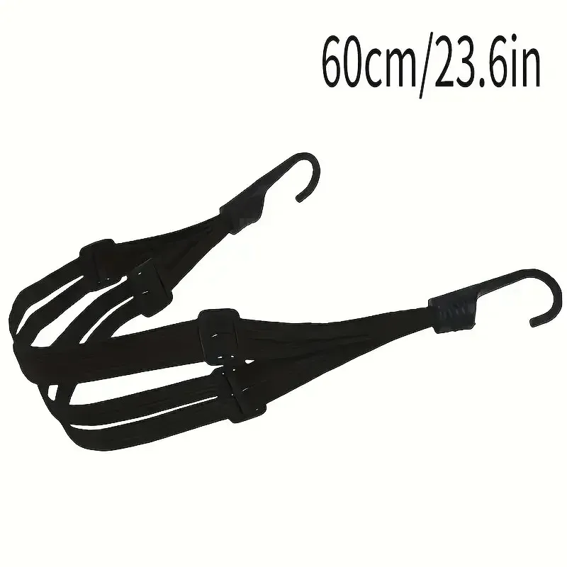 valise élastique pour moto avec crochet de sécurité, casque polyvalent, maille, transport d'équipement, durable et élégant, 03/voyage, 1 pièce