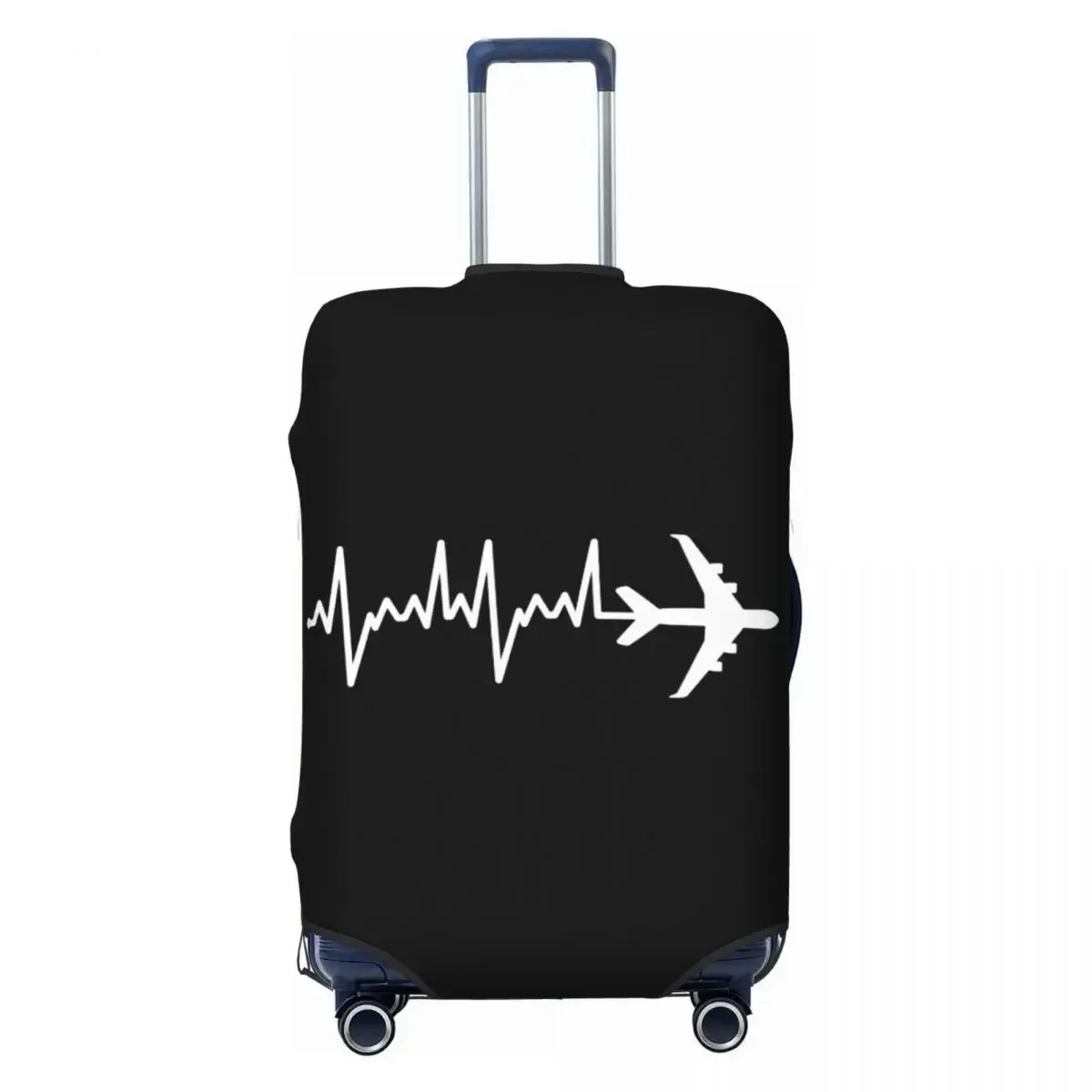 housse de protection personnalisée pour bagages d'équipage de vol d'avion, housse de protection amusante pour valise de voyage de pilote d'aviateur d'avion de 18 à 32 pouces