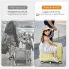 bagage roulant pour enfants valise à main de 20 pouces avec fonction de conduite pour chariot de voyage pour garçons et filles