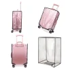 juste de protection transparente en pvc imperméable pour valise à roues, accessoire de voyage, anti poussière, 18 30 pouces