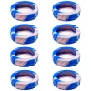 juste de protection des roues de la valise en silicone, bagages de voyage, chaussures de roulette, housse de roulettes de boîte de chariot, bruit sap, 8 pièces
