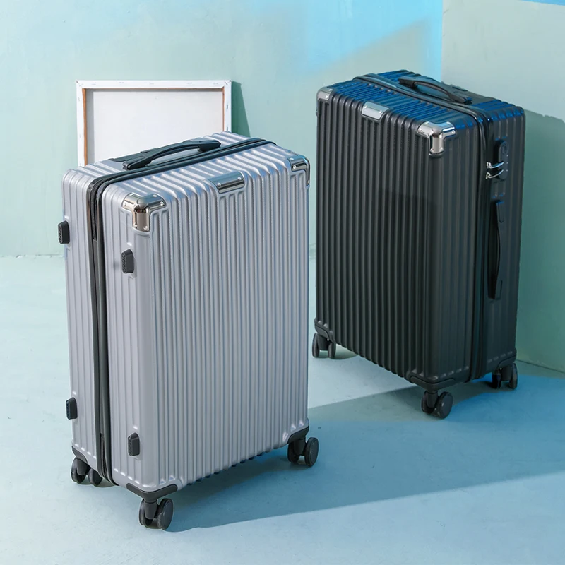 nouveau modèle valise à roulettes 20/24/28 pouces poignée de voyage bagages pour courts voyages valises en cuir de grande capacité pour hommes et femmes