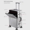bagage grande capacité 2025 nouvelle valise multifonction cadre en aluminium boîtier de chariot 20/24/27 pouces boîte de cabine d'embarquement