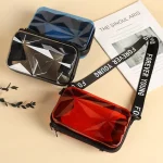 Sac à main Simple en forme de valise pour femmes, Mini sac de maquillage rigide étanche, décontracté, Style coréen, couleur unie, pour l&rsquo;extérieur, 7 pouces