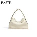 2025 Ins Chic Designer poignée tissée à la main femmes fourre-tout 2 bandoulière femme sac à bandoulière 100% cuir de vache sac à main Beige
