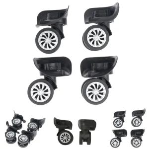 Valise à bagages universelle, roues pivotantes à 360 degrés, outils de roue de chariot, 4 pièces Valise à bagages universelle, roues pivotantes à 360 degrés, outils de roue de chariot, 4 pièces