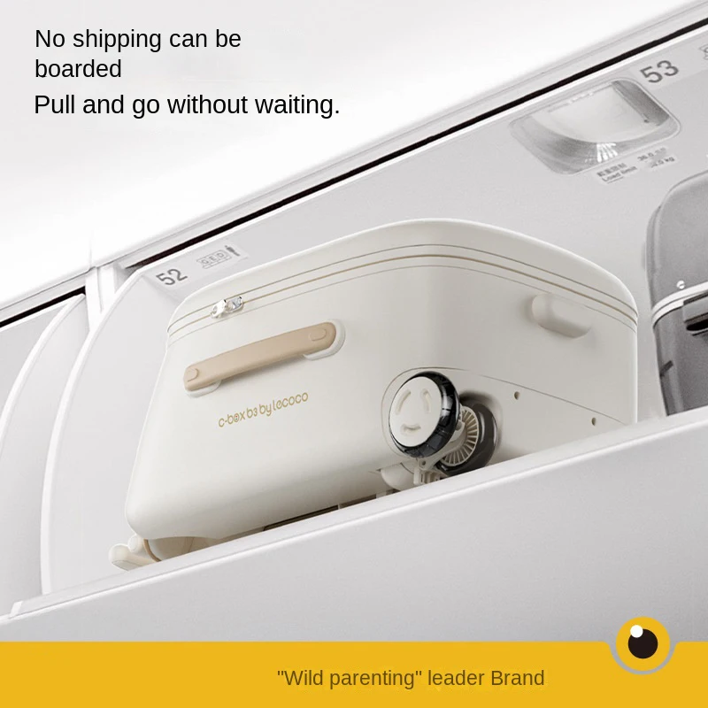 2025 nouvelle valise pour enfants peuvent s'asseoir 20 pouces transporteur monter sur bagages 2 en 1 chariot détachable poussette valise de voyage