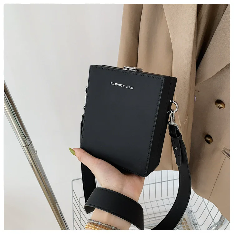 petit sac carré de luxe de styliste, valise décontractée en forme de sac à bandoulière pour hommes, sacoche en cuir pu, sacs à main