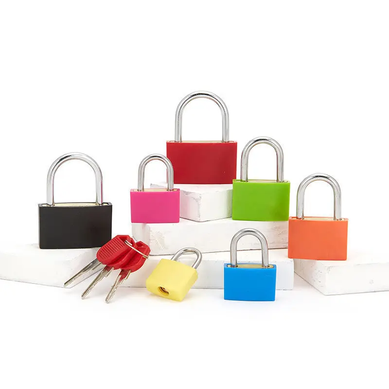 serrure de sac à livres colorée, petite mini valise, serrure de porte d'armoire de dortoir, quincaillerie domestique, fournitures de voyage, html, 23mm, 28mm, 32mm, 42mm