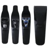 Étuis pour rasoir adaptés à la valise portable en silicone noir de haute qualité, série manuelle pour hommes, poignée de rasoir, manchon en silicone, 1 pièce