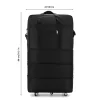 valise pliable extensible, sac de voyage à roulettes pliable pour hommes et femmes, sac de voyage roulant, valise de voyage