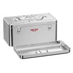 Mallette à outils multifonctionnelle, boîte à outils électronique en acier inoxydable, valise à outils, grand étui rigide Portable étanche