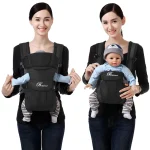 Porte-bébé, porte-sac à dos ergonomique 4 en 1, porte-bébé facilement réglable pour nouveau-né et tout-petit