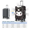 sanurgente kuromi juste de valise de voyage, dessin animé, vacances, utile, drôle, fournitures de bagages, protecteur, japon