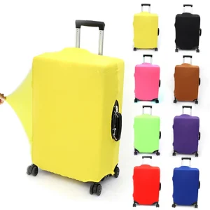Housse de bagage de voyage housse de bagage élastique adaptée pour valise de 18 à 30 pouces housse anti-poussière accessoires de voyage Housse de bagage de voyage housse de bagage élastique adaptée pour valise de 18 à 30 pouces housse anti-poussière accessoires de voyage