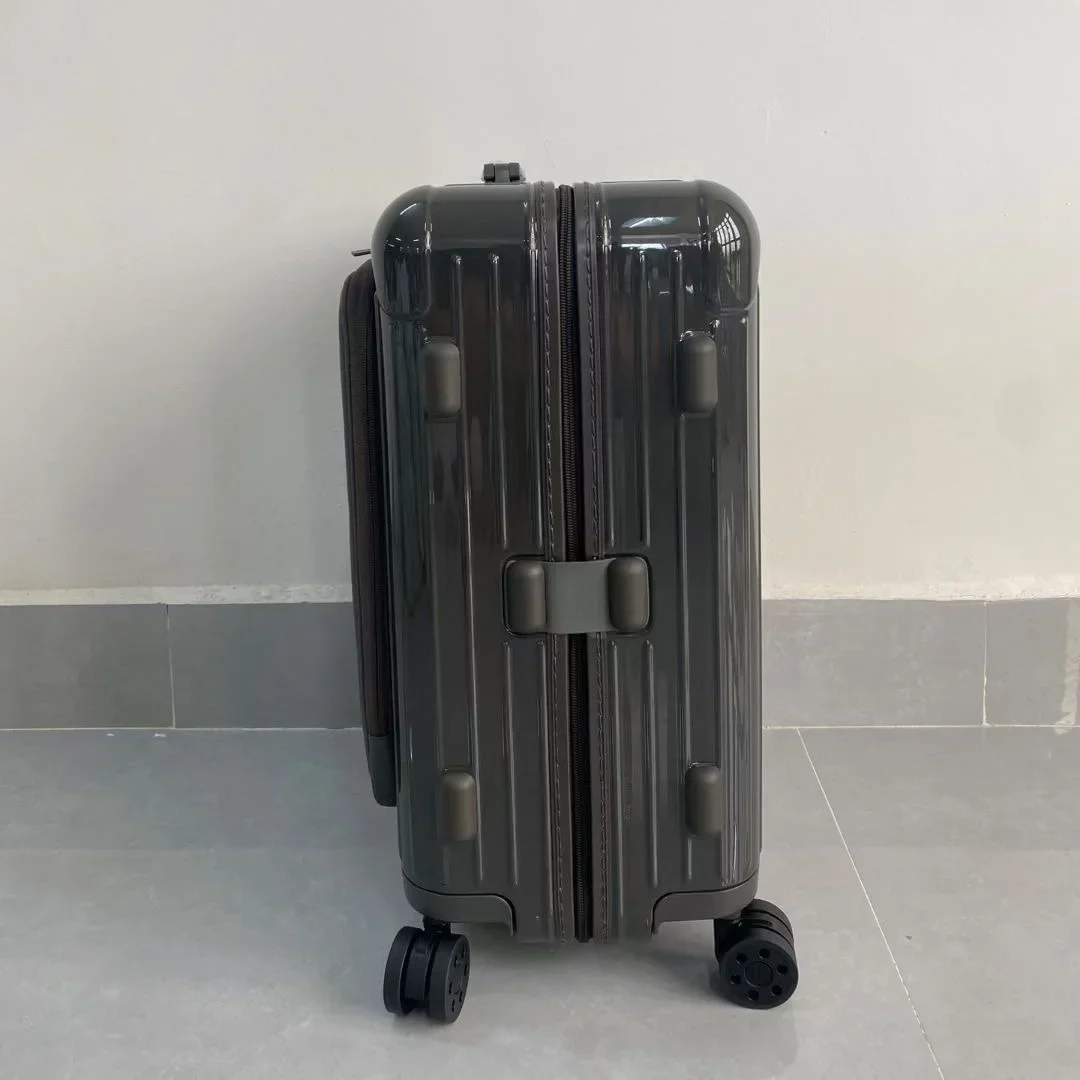 valise de voyage de luxe hommes 21 pouces carré compact grande capacité bagages premium affaires minimaliste résistant à l'usure bagage à main